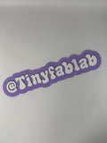 Acrylic Name Sign