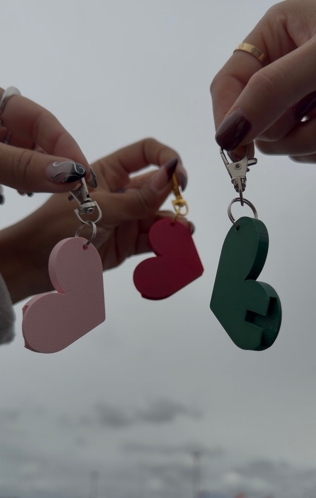 Heart Can Opener Keychain