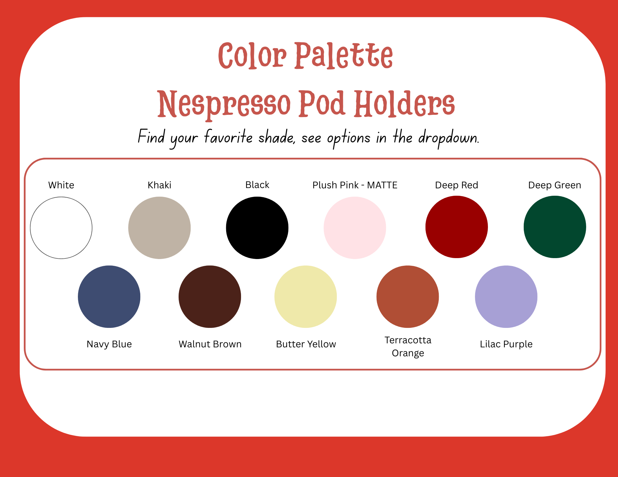 Nespresso Pod Holder