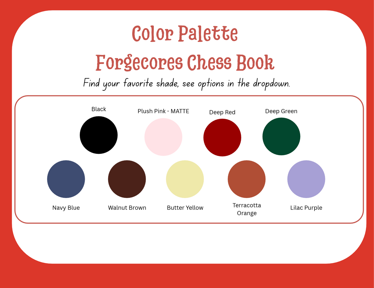 Forge Core's PlayBook Chess Set